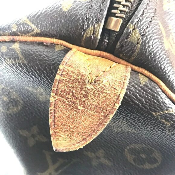 LOUIS VUITTON M41424 Monogram Keepall55 travel bag Duffle Bag Brown - Picture 8 of 14